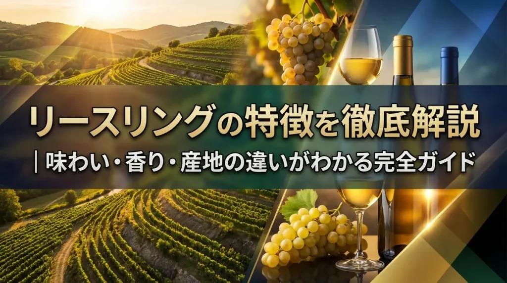 リースリングの特徴を徹底解説｜味わい・香り・産地の違いがわかる完全ガイド