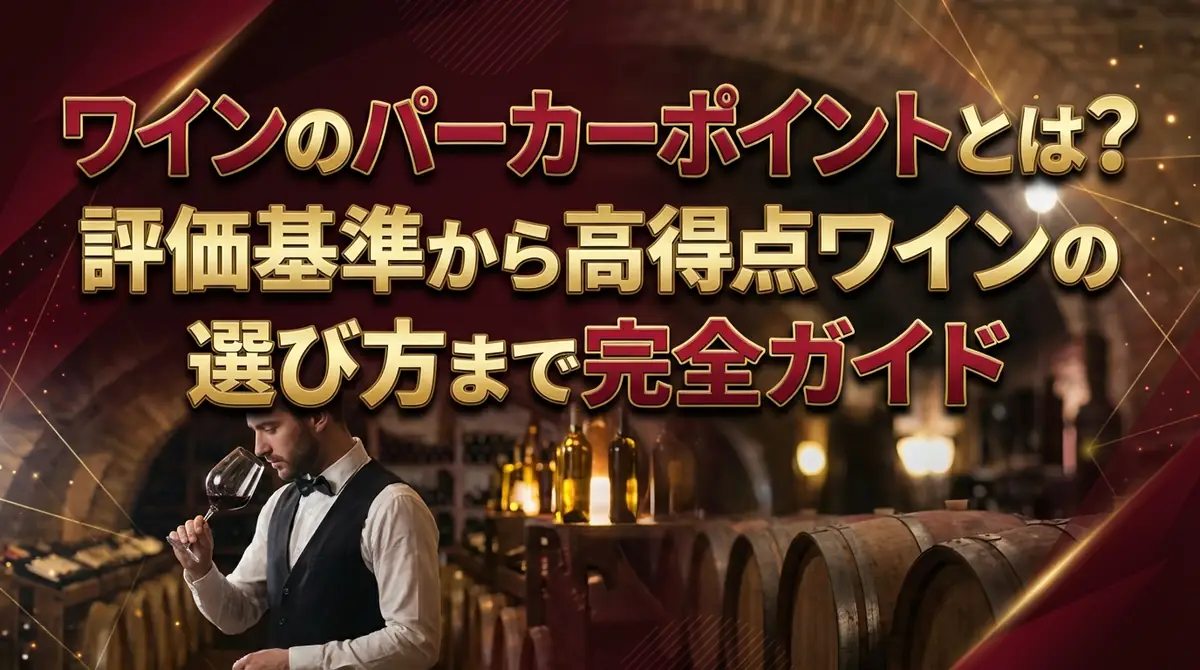 ワインのパーカーポイントとは？評価基準から高得点ワインの選び方まで完全ガイド